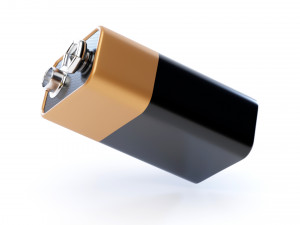 9V Battery Model 3D