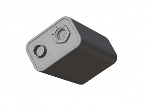 9V Battery Model 3D