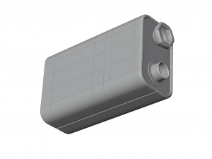 9V Battery Model 3D