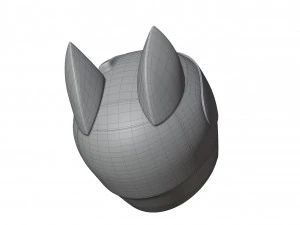 Cat Ear Helmet 3D Model