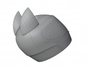 Cat Ear Helmet 3D Model