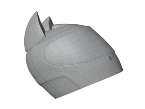Cat Ear Helmet 3D Model