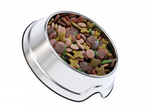 Pet Food Bowl 3D Модель