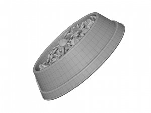 Pet Food Bowl 3D Модель
