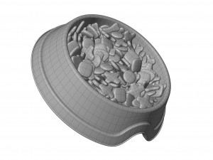 Pet Food Bowl 3D Модель