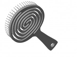 Hair Brush 3D Model