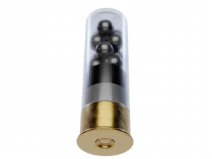 12 ga Buckshot 3D Model