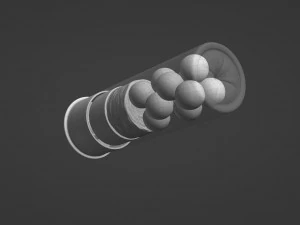 12 ga Buckshot 3D Model