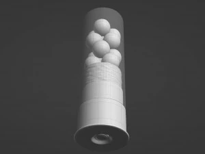 12 ga Buckshot 3D Model