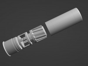 Rifled Slug Shotgun Ammo Modelo 3D