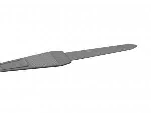 Nail File 3D Model