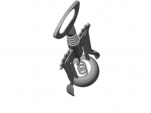 Corkscrew 3D Model