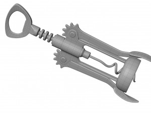 Corkscrew 3D मॉडल