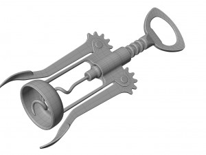 Corkscrew 3D मॉडल