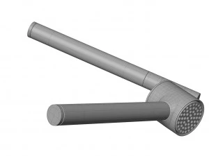 Koncis Garlic Press 3D Model