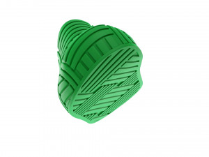 Bottega Veneta Slider Rubber Sandals 3D 모델