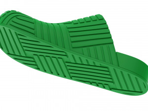 Bottega Veneta Slider Rubber Sandals 3D 모델