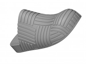 Bottega Veneta Slider Rubber Sandals 3D 모델