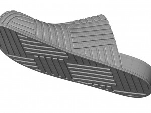 Bottega Veneta Slider Rubber Sandals 3D 모델