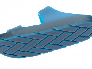 Bottega Veneta Band Slides 3D Model