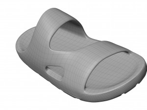 Bottega Veneta Band Slides 3D Model
