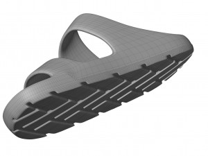 Bottega Veneta Band Slides 3D Model