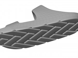 Bottega Veneta Band Slides 3D Model
