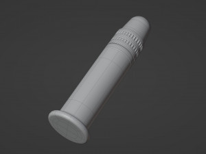 22 Long Rifle Bullet 3D Model