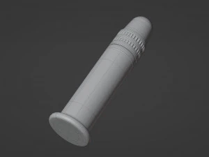 22 Long Rifle Bullet 3D Model