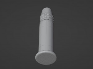 22 Long Rifle Bullet 3D Model