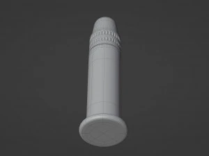 22 Long Rifle Bullet 3D Model