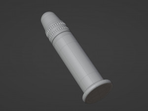 22 Long Rifle Bullet 3D Model
