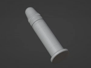 22 Long Rifle Bullet 3D Model