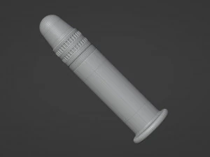 22 Long Rifle Bullet 3D Model
