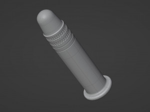 22 Long Rifle Bullet 3D Model