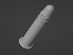 22 Long Rifle Bullet 3D Model