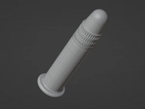 22 Long Rifle Bullet 3D Model