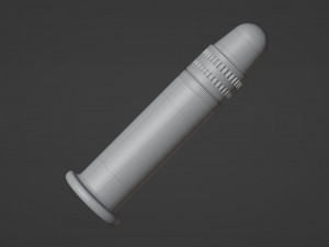 22 Long Rifle Bullet 3D Model