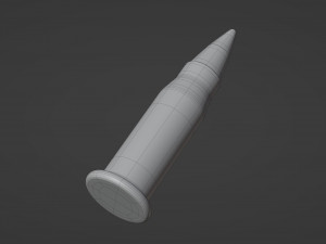 17 Hornady Mach 2 Bullet 3D Model