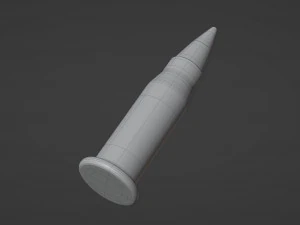 17 Hornady Mach 2 Bullet 3D Model