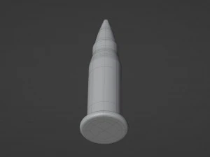 17 Hornady Mach 2 Bullet 3D Model