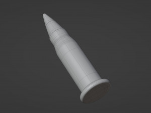 17 Hornady Mach 2 Bullet 3D Model