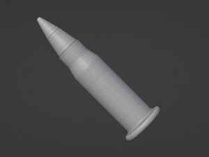 17 Hornady Mach 2 Bullet 3D Model