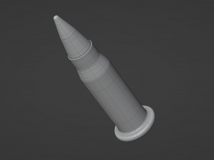 17 Hornady Mach 2 Bullet 3D Model
