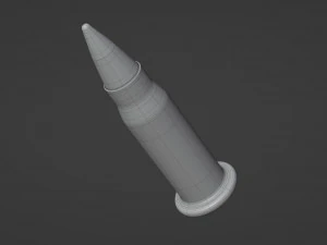 17 Hornady Mach 2 Bullet 3D Model