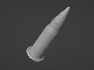 17 Hornady Mach 2 Bullet 3D Model