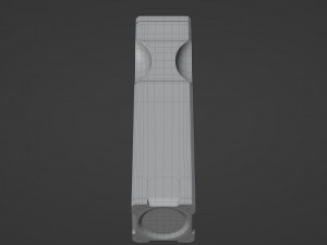 47 33 DM11 Caseless Bullet 3D Model