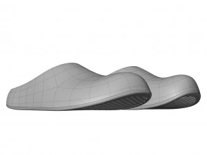 Balenciaga Pool Closed Slide 3D Model