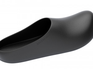 Balenciaga Pool Closed Slide Modelo 3D