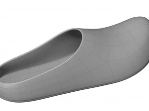 Balenciaga Pool Closed Slide 3D Model